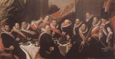 Frans Hals Banquet of the Officers of the St George Civic Guard in Haarlem (mk08) China oil painting art